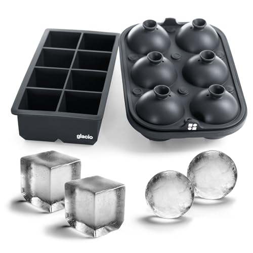Ice Cube Molds (Charcoal & 8 cube)