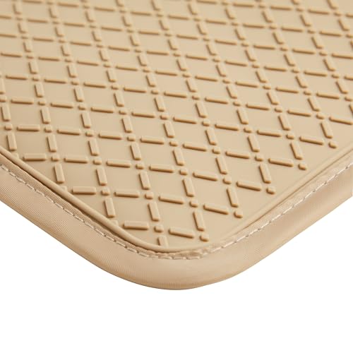 Beige Checkered Pot Holder (Beige)