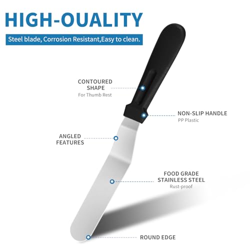 3 PCS Icing Spatulas