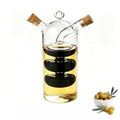 Olive Oil and Vinegar Dispenser Cruet Bottles (2.5 Ounces)