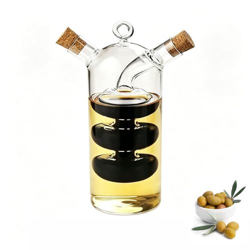 Olive Oil and Vinegar Dispenser Cruet Bottles (2.5 Ounces)