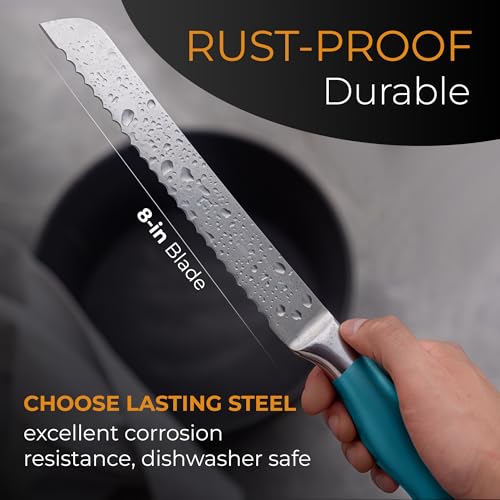 Serrated Bread Knife Ultra (Lake Blue)