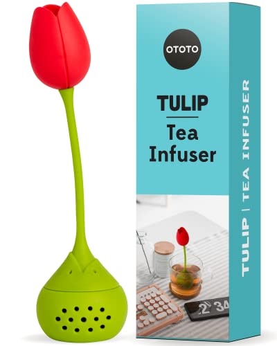 Cute Tea Infuser by OTOTO (Red Tulip)