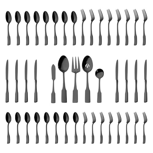 Kate Black Mirror 45 (Black / 45 pieces for 8)