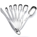 Heavy Duty Measuring Spoons Set Stainless Steel (Silver)