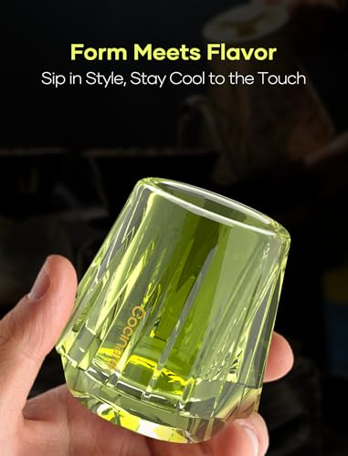 KissCup Crystal Espresso Cup (Lime Green)