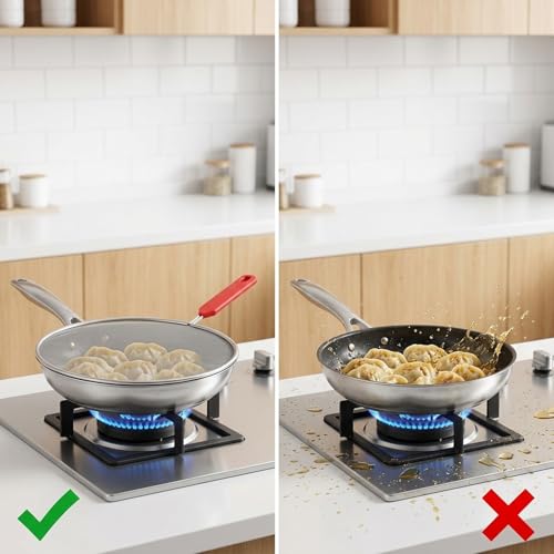 2 Splash Grease Screen for Frying Pans