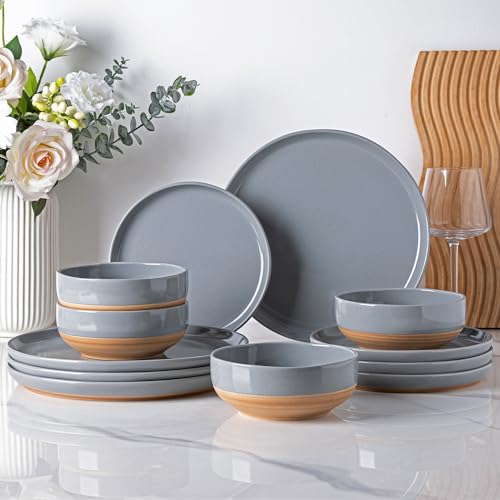 Dinnerware Sets for 4 (Limestone / Service For 4(12Pcs))