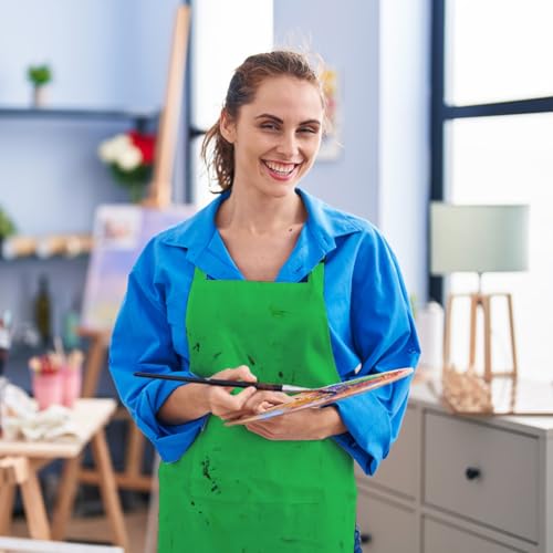 15 Pack Adult Aprons for Women Men (Small / Multicolor)