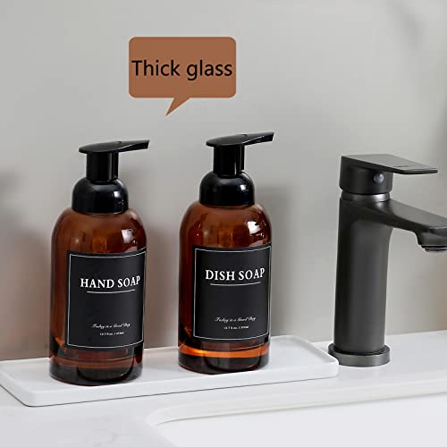 2 Pack Foaming Soap Dispenser (Amber)