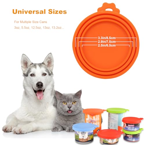 6 packs Pet Food Can Lids