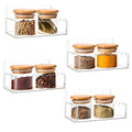 6 inch Spice Rack Wall Mounted (6" / Clear)