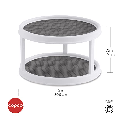 Non Skid Turntable (White/Gray / 12-Inch)