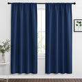 Blackout Curtains for Bedroom Living Room Nursery 72 inches Long (Navy Blue / 42"W x 72"L (Pack of 2))