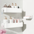 Adhesive Shower Shelves (White / 3 pieces)
