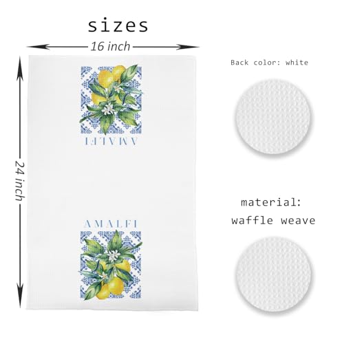 Italian Amalfi Coast Lemon Kitchen Towels (Lemon-02)