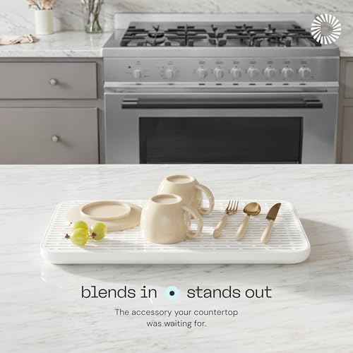 3 Layer Stone Dish Drying Mat for Kitchen Counter