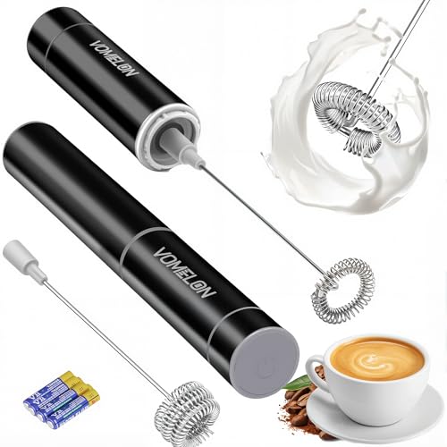 Milk Frother Handheld (Aluminum black)