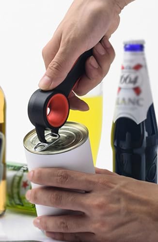 5 In 1 Multi Function Stainless Steel Plastic Can Jar Bottle Open Tighten Bottle Jar Can Opener for Small Hands (5pcsblack)
