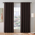 Brown Blakcout Curtains for Living Room 84 inch Long (Brown / 42"W x 84"L (Pack of 2))