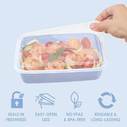 Prep Meal Prep Containers with Lids (Periwinkle)