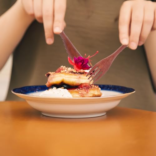 6 Pcs Wooden Utensils for Eating