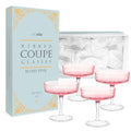 Champagne Coupe Glasses (Blush Pink)
