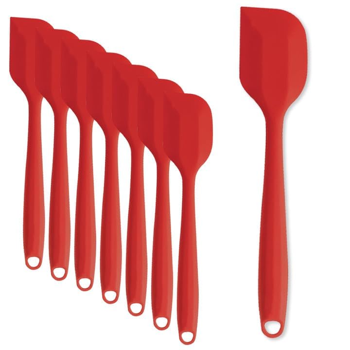 Red Silicone Spatulas (8.3inch Red)