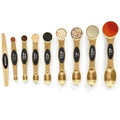 Magnetic Measuring Spoons Set Stainless Steel with Leveler (Gold)