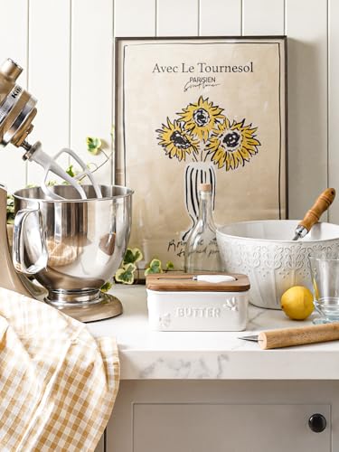 Butter Dish with Lid for Countertop