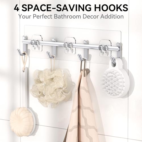 Shower Caddy Adhesive (Silver / XXL)