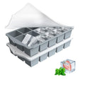 Ice Cube Trays for Freezer (Gray)