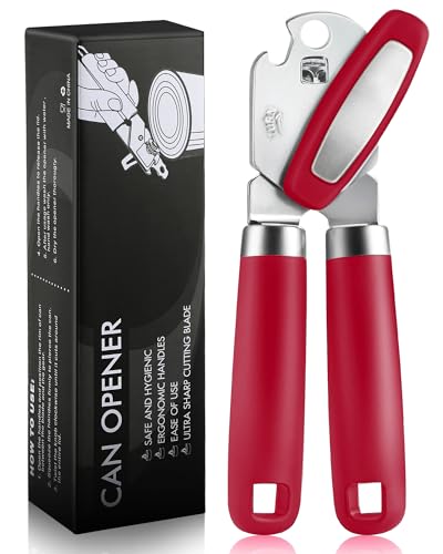 Multifunctional Can Opener Manual (Red)