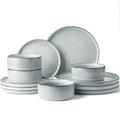 Annecy 12 Piece Stoneware Dinnerware Set (Grey Blue / Service for 4 (Standard Dinner Set))