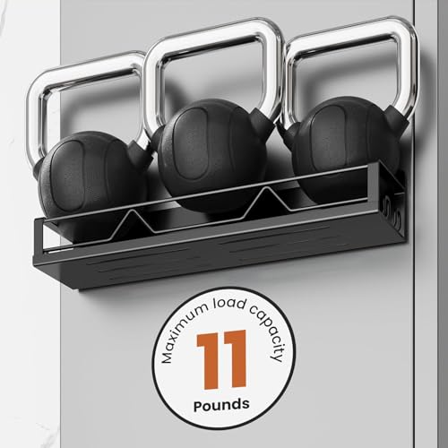 16.9 Inch Wide Large Capacity Magnetic Spice Rack for Refrigerator (6 Pack - Wide / Matt Black)