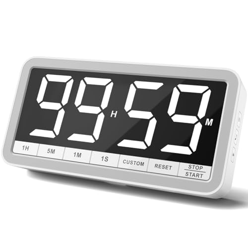 Large 7.8" Digital Timer (White)