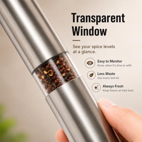Salt and Pepper Grinder Set