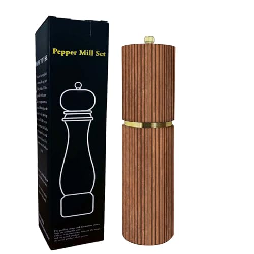 Wooden Pepper Grinder Pepper Mill (BURLYWOOD-1)