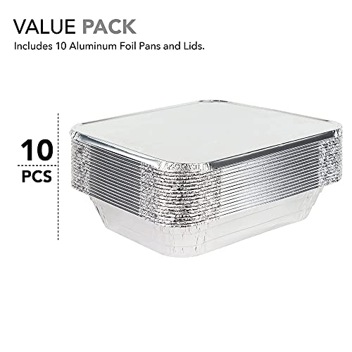 9x13 Aluminum Trays with Lids