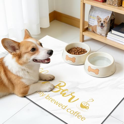 Dish Drying Mat (White / 18" x 24")