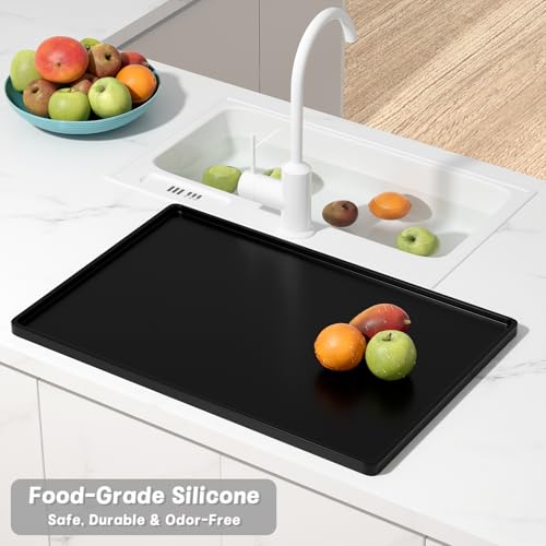 Silicone Coffee Mat (Black / 12" x 19")