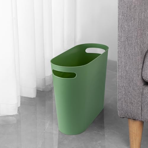 Small Bathroom Trash Can (Green / 1 pack)