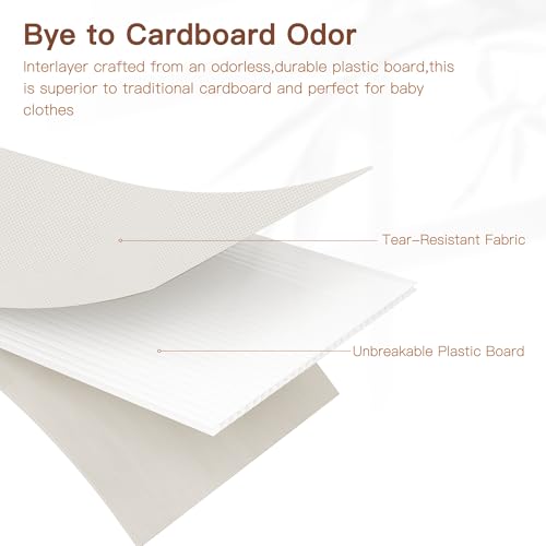 Drawer Organizer Clothes (Oatmeal / 10PACK)