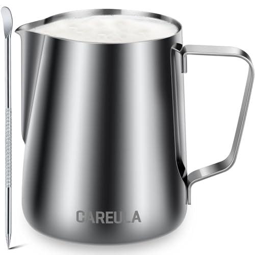 Milk Frothing Pitcher (A0 Silver / 12 Ounces)