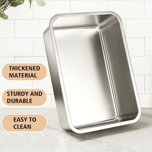 9.2QT Stainless Steel Lasagna Pan with Lid