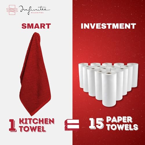 Kitchen Towels (Passionate Red / 15 x 25)