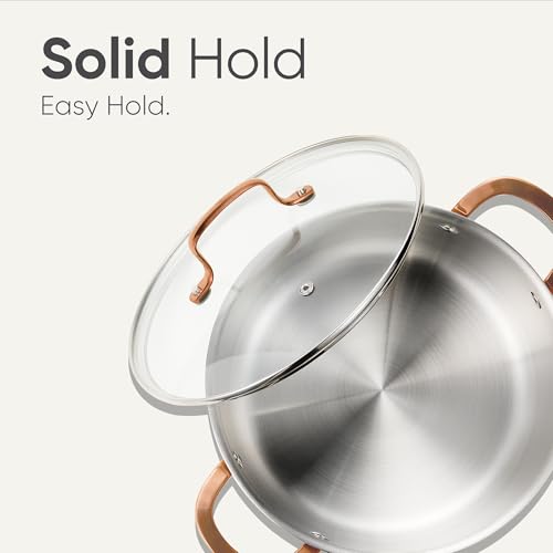 8 Qt Tri Ply Stainless Steel Stockpot (Sliver / 8 Quarts)