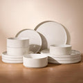 Nebula 12 Piece Stoneware Dinnerware Set (Creamy White with Colorful Speckles / Service for 4 (Standard Dinner Set))