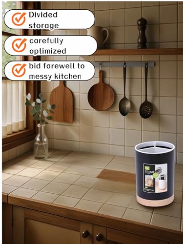 Modern Kitchen Utensil Holder with Drainage