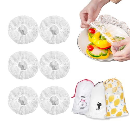 300 Bowl Covers for Bread Proofing (300 PCS - Regular - Clear)